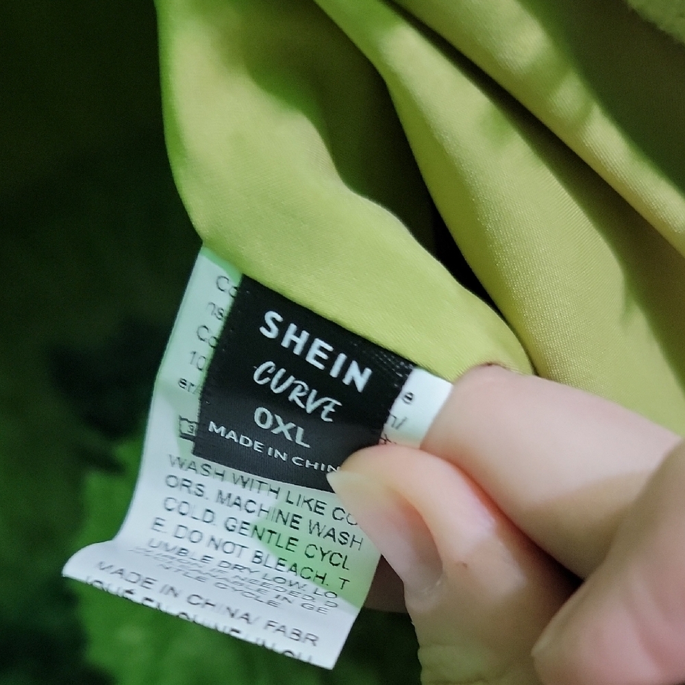 NWOT Borg Collar Faux Suede Green Jacket 💚✨️ - Picture 5 of 8